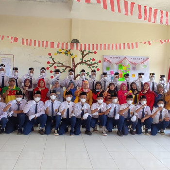 Pengukuhan Paskibra SMPN 6 Talang Kelapa Dalam Rangka Memper