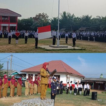 SMPN 6Talang Kelapa Gelar Peringatan Hari Kesaktian Pancasil