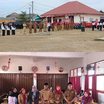 Upacara Rutin SMPN 6 Talang Kelapa