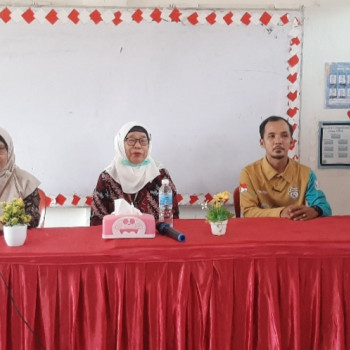 Kombel PJOK Desiminasi Hasil Kegiatan di SMPN 1 Talang Kelap
